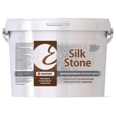 Штукатурка декоративная силикатно-силиконовая silkstone короед Штукатурка декоративная силикатно-силиконовая silkstone короед