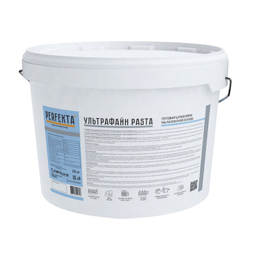 Шпаклевка готовая на латексной основе Ультрафайн Паста, 28 кг Шпаклевка готовая на латексной основе Ультрафайн Паста, 28 кг