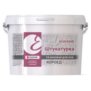 Штукатурка резиновая ecoroom «КОРОЕД» для OSB, 8 кг