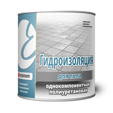 Гидроизоляция полиурeтановая ecoroom для пола Гидроизоляция полиурeтановая ecoroom для пола