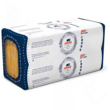 Утеплитель URSA Geo П-60 (1250х600х20 мм) Утеплитель URSA Geo П-60 (1250х600х20 мм)