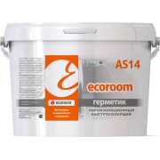 Герметик акриловый ecoroom AS-14 пароизоляционный быстросохнущий, 7 кг