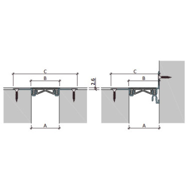 ДГК-0-УГЛ/055 накладное дилатационное устройство Аквастоп ДГК-0-УГЛ/055 накладное дилатационное устройство Аквастоп