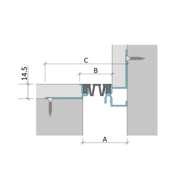 ДГК–15–УГЛ.Ш/105 закладное дилатационное устройство Аквастоп ДГК–15–УГЛ.Ш/105 закладное дилатационное устройство Аквастоп