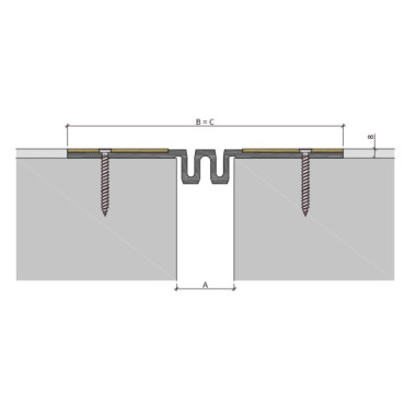 ДПВ–8/050–СН накладное дилатационное устройство Аквастоп ДПВ–8/050–СН накладное дилатационное устройство Аквастоп