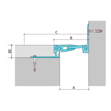 ДША.Т-30-УГЛ/125 закладное дилатационное устройство Аквастоп ДША.Т-30-УГЛ/125 закладное дилатационное устройство Аквастоп