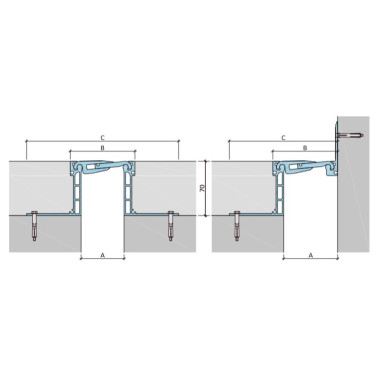 ДША.Т-70/055 закладное дилатационное устройство Аквастоп ДША.Т-70/055 закладное дилатационное устройство Аквастоп