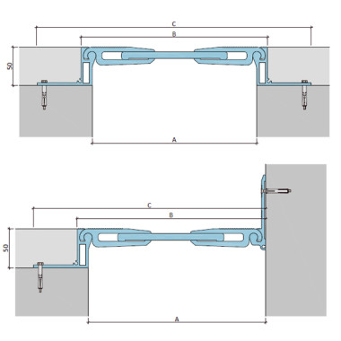 ДША.ТC-50-УГЛ/235 закладное дилатационное устройство Аквастоп ДША.ТC-50-УГЛ/235 закладное дилатационное устройство Аквастоп