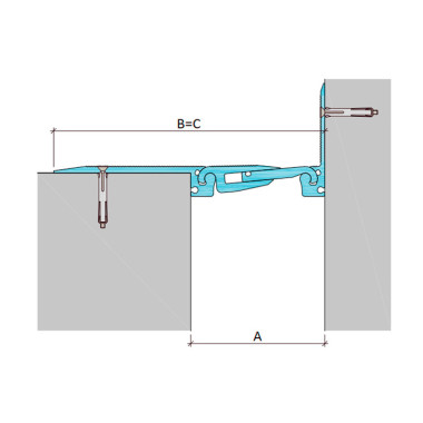 ДША.ТC-0-УГЛ/255 накладное дилатационное устройство Аквастоп ДША.ТC-0-УГЛ/255 накладное дилатационное устройство Аквастоп