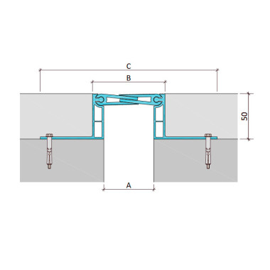 ДША-50/085 закладное дилатационное устройство Аквастоп ДША-50/085 закладное дилатационное устройство Аквастоп