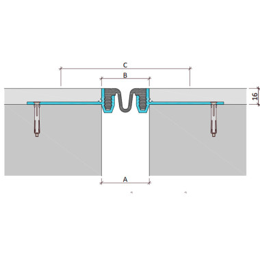 ДШКА-16/070 закладное дилатационное устройство Аквастоп ДШКА-16/070 закладное дилатационное устройство Аквастоп