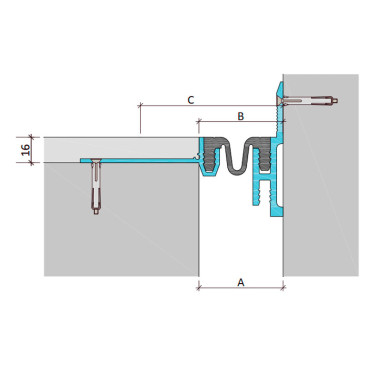 ДШКА-16-УГЛ/055 закладное дилатационное устройство Аквастоп ДШКА-16-УГЛ/055 закладное дилатационное устройство Аквастоп