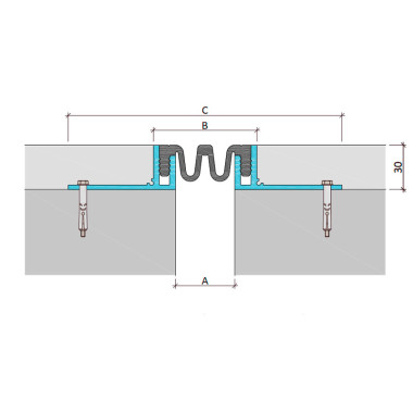 ДШКА-30/020 закладное дилатационное устройство Аквастоп ДШКА-30/020 закладное дилатационное устройство Аквастоп