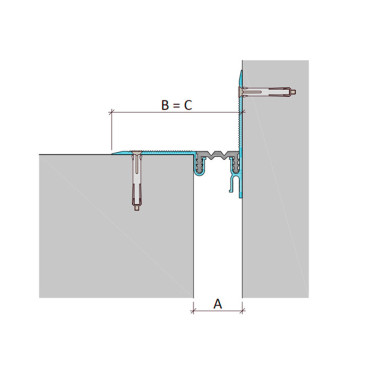 ДШЛ-0-УГЛ/025 накладное дилатационное устройство Аквастоп ДШЛ-0-УГЛ/025 накладное дилатационное устройство Аквастоп