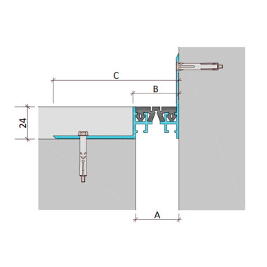 ДШО-24-УГЛ/070 накладное дилатационное устройство Аквастоп ДШО-24-УГЛ/070 накладное дилатационное устройство Аквастоп