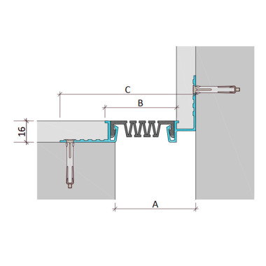 ДШС-16-УГЛ.Ш/110 закладное дилатационное устройство Аквастоп ДШС-16-УГЛ.Ш/110 закладное дилатационное устройство Аквастоп