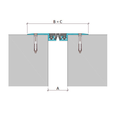 ДШВ-0/035 накладное дилатационное устройство Аквастоп ДШВ-0/035 накладное дилатационное устройство Аквастоп