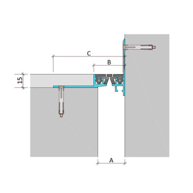 ДШВ-15-УГЛ/055 закладное дилатационное устройство Аквастоп ДШВ-15-УГЛ/055 закладное дилатационное устройство Аквастоп