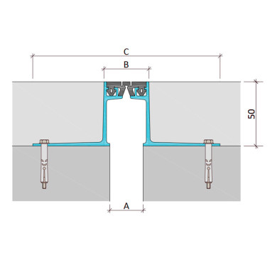ДШВ-50/025 закладное дилатационное устройство Аквастоп ДШВ-50/025 закладное дилатационное устройство Аквастоп