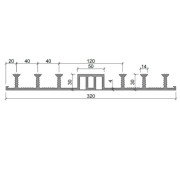Гидрошпонка Аквастоп ДО-320/50-6/30 (ПВХ)