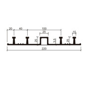 Гидрошпонка Аквастоп ДО-220/25-4/25 (EPDM)