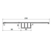 Гидрошпонка Аквастоп ДР-230/50 из ПВХ