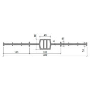 Гидрошпонка Аквастоп ДВ-320/40 ПВХ