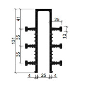 Гидрошпонка Аквастоп ДЗ-130/25-6/25 из EPDM