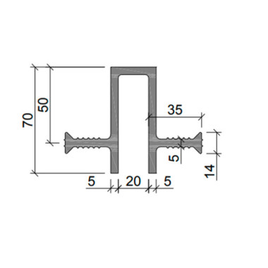 Гидрошпонка Аквастоп ДЗ-70/20-2/35 из ПВХ Гидрошпонка Аквастоп ДЗ-70/20-2/35 из ПВХ