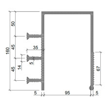 ДЗС заделочные п – образные гидрошпонки