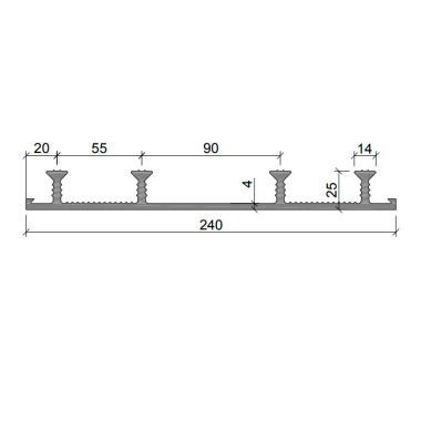 Гидрошпонка Аквастоп ХО-240-4/25 ПВХ Гидрошпонка Аквастоп ХО-240-4/25 ПВХ