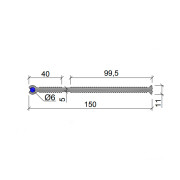 Гидрошпонка Аквастоп ХВН – 150 1х06 ПВХ