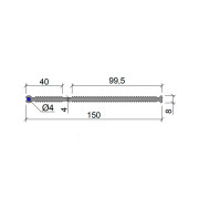 Гидрошпонка Аквастоп ХВН-150 1х04 ПВХ