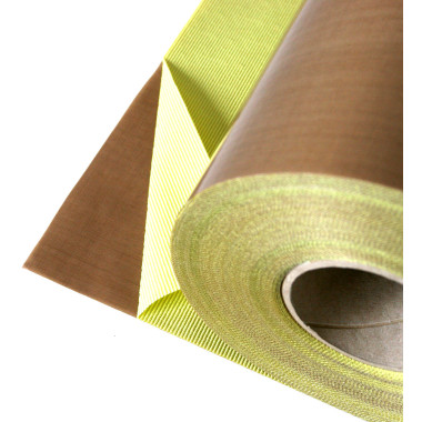 Самоклеящиеся стеклоткань с тефлоновым покрытием 160 мкм/1м Самоклеящиеся стеклоткань с тефлоновым покрытием 160 мкм/1м