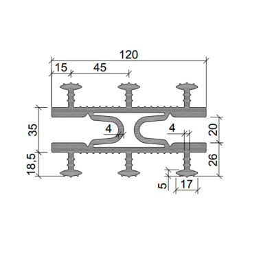 Гидрошпонка Аквастоп ТАРАКАН-120 ПВХ Гидрошпонка Аквастоп ТАРАКАН-120 ПВХ