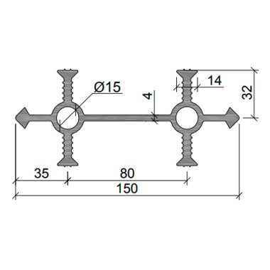 Гидрошпонка Аквастоп УВ-150-4/30 ПВХ Гидрошпонка Аквастоп УВ-150-4/30 ПВХ