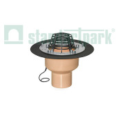 Воронка SitaTrendy с фланцем, вертикальная DN-100 с обогревом