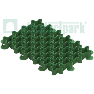 Решетка газонная пластиковая зеленая "волна" (1кв.м. = 4,16 модуля) Решетка газонная пластиковая зеленая "волна" (1кв.м. = 4,16 модуля)