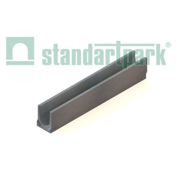 Лоток водоотводной BetoMax Basic ЛВ-10.14.13–Б бетонный Лоток водоотводной BetoMax Basic ЛВ-10.14.13–Б бетонный