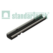 Лоток водоотводной DN 100 PolyMax Basic ЛВ-10.15.08-ПП-Ус пластиковый усиленный