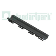 Лоток водоотводный DN 100 PolyMax Basic ЛВ-10.16.10-ПП пластиковый высокий борт 80101-М