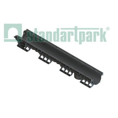 Лоток водоотводный DN 100 PolyMax Basic ЛВ-10.16.14-ПП пластиковый высокий борт 80201-М Лоток водоотводный DN 100 PolyMax Basic ЛВ-10.16.14-ПП пластиковый высокий борт 80201-М