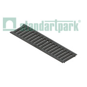 Решетка водоприемная PolyMax Basic DN100 пластиковая щелевая кл. А15