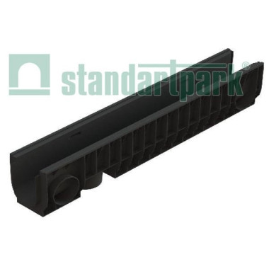 Лоток водоотводной PolyMax Basic ЛВ-10.16.20-ПП пластиковый Лоток водоотводной PolyMax Basic ЛВ-10.16.20-ПП пластиковый