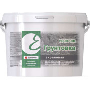 Грунтовка акриловая ecoroom с мраморным адгезионным наполнителем для OSB, 10 л