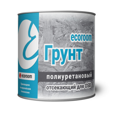 Грунт полиуретановый ecoroom отсекающий для OSB Грунт полиуретановый ecoroom отсекающий для OSB