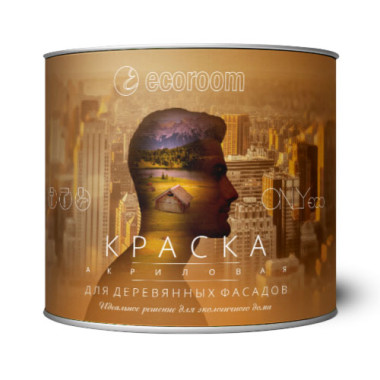 Краска акриловая ONLYeco для деревянных фасадов Краска акриловая ONLYeco для деревянных фасадов