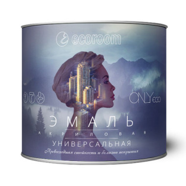 Эмаль акриловая ONLYeco универсальная Эмаль акриловая ONLYeco универсальная