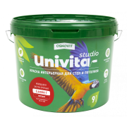 МАТОВАЯ МОЮЩАЯСЯ ЭКСТРАПРОЧНАЯ ДЛЯ СТЕН И ПОТОЛКОВ UNIVITA STUDIO LUSSO I