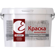 Краска фактурная акриловая ecoroom декоративная структурная трещиностойкая, 8 кг